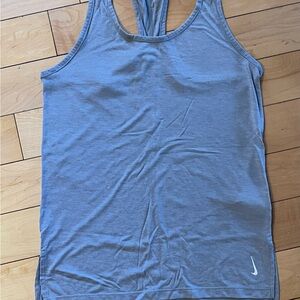 Nike Light Gray Athletic Tank Top